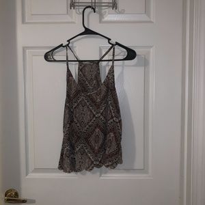 Open-back Strapped, Cropped Tank